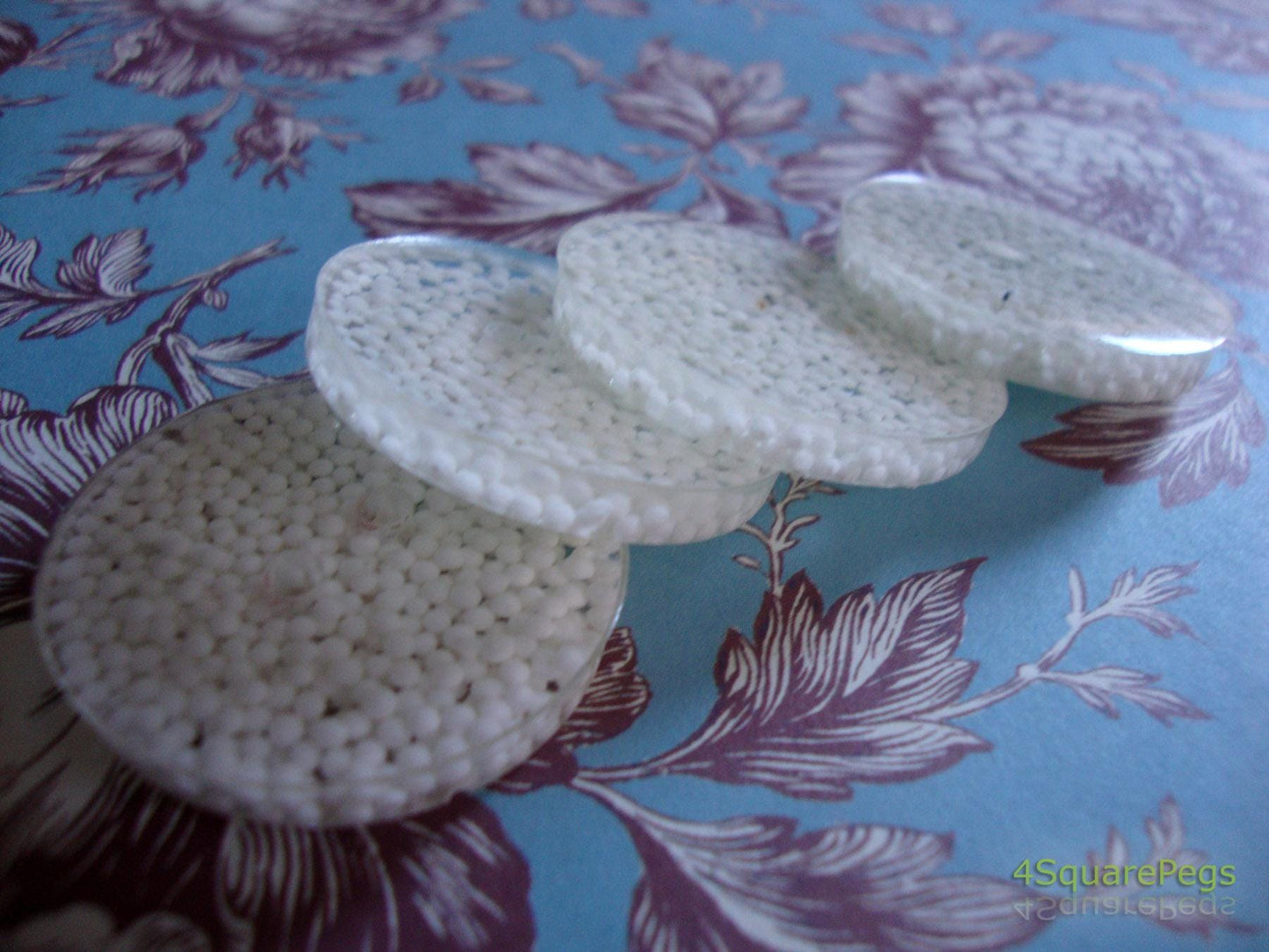 Handmade Resin Buttons, White Sprinkle Buttons, Buttons for Sewing, Craft Supplies, Buttons for Cardigan, Unique Buttons for Knitting DIY