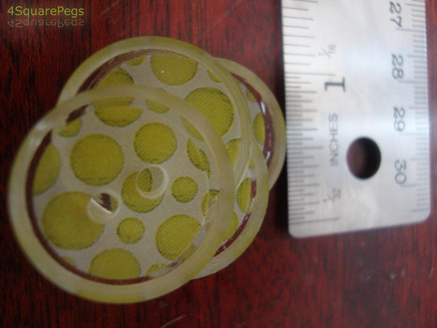 Handmade Resin Buttons, Green Bubble, Clear Acrylic Buttons for Sewing, Craft Supples, Buttons for Cardigan, Unique Buttons for Knitting DIY