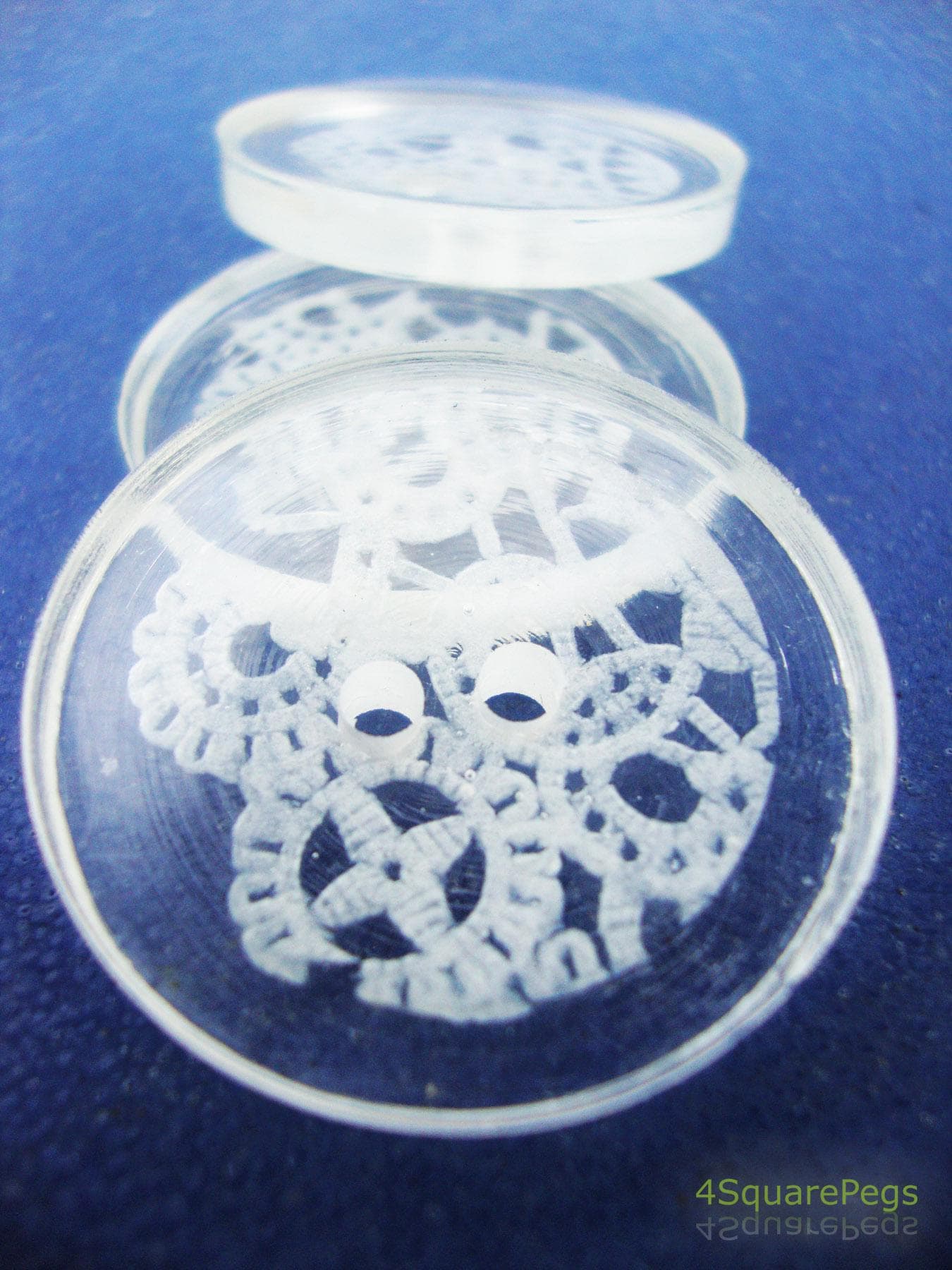 Handmade Resin Buttons, White Lace, Clear Acrylic Buttons for Sewing, Craft Supplies, Buttons for Cardigan, Unique Buttons for Knitting DIY