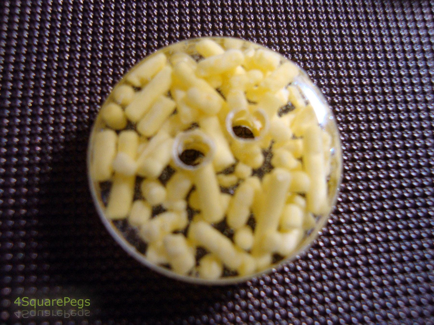 Handmade Resin Buttons, Yellow Sprinkle Buttons, Buttons for Sewing, Craft Supplies, Buttons for Cardigan, Unique Buttons for Knitting DIY